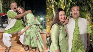 Divyanka Tripathi gets cute ‘bear hug’ from father, fans in awe of cute ‘family moment’