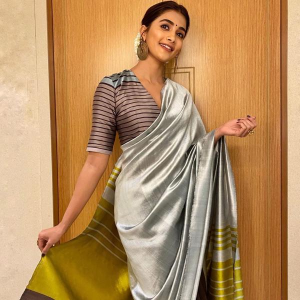 [Fashion Battle] Kajal Aggarwal To Pooja Hegde: These Panache Queens Show Us How To Style A Saree Like A Master - 0