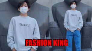 Fashion King: Add This Pair Of Denim Jeans And White Tee From BTS V Aka Kim Taehyung’s Collection