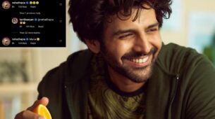 Frank Santraa: Kartik Aaryan shares ROFL moment, Neha Dhupia can’t stop laughing