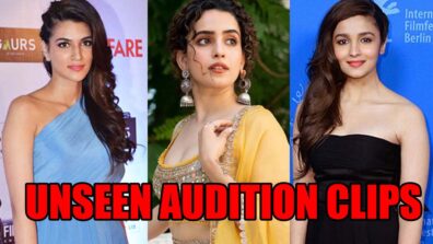 From Alia Bhatt To Kriti Sanon, Sanya Malhotra: Here’s A Glimpse Of B’town Celebs’ Unseen Audition Clips