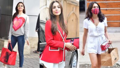 From Alia Bhatt to Malaika Arora and Sara Ali Khan: B-Town celebs and their red handbag fascination