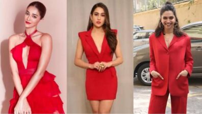 From Ananya Panday To Sara Ali Khan And Deepika Padukone, Here Are 5 Red Western Dresses For A Fun And Flirty Look