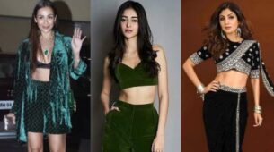 From Ananya Panday to Shilpa Shetty and Malaika Arora: B-Town babes in velvet crop top styles