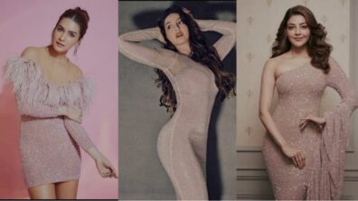 Kriti Sanon, Nora Fatehi and Kajal Aggarwal are all about ‘vogue goals’ in Yousef Al Jasmi designer outfits, we are sweating