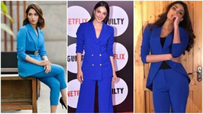 From Tamannaah Bhatia to Kiara Advani and Athiya Shetty: B-Town babes in customized blue blazer