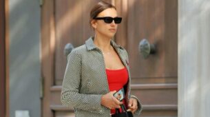 Casual chic Irina Shayk keeps it streety and boujee in her off duty outfits