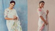 Genelia D’Souza and Alia Bhatt impress in high-chic morakasi printed linen saree, who’s your favourite?