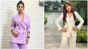Hina Khan In Purple Or Surbhi Jyoti In White: Who Donned The Pantsuit Look?