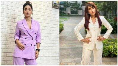 Hina Khan In Purple Or Surbhi Jyoti In White: Who Donned The Pantsuit Look?