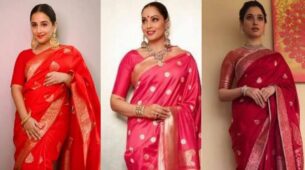 Hunting for Banarasee silk saree inspiration? Take cues from Vidya Balan, Bipasha Basu and Tamannaah Bhatia