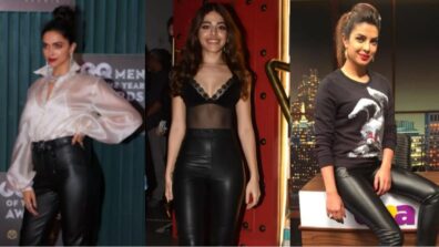 In love with latest pant with high pencil heel style? Deepika Padukone, Alaya F and Priyanka Chopra are your ‘vogue queens’