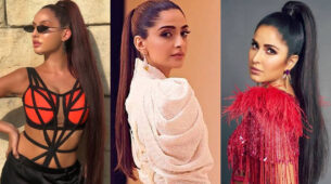 In love with long sleek high ponytail style? Take cues from Nora Fatehi, Sonam Kapoor and Katrina Kaif