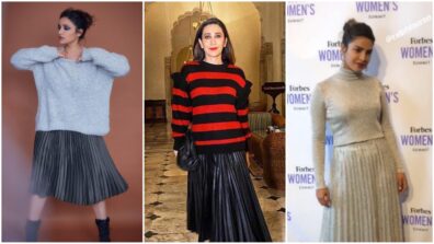 From Kate Middleton To Deepika Padukone, Here Are Six Ways To Wear A Pleated Skirt With A Sweater To Be Warm And Fashionable