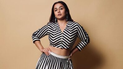 In Zebra Print Fusion Dress, Vidya Balan Is Nothing Short Of A Queen Of Spades