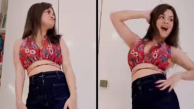 Insta Queen: Avneet Kaur does cute dance in boho print crop top & blue palazzo pants