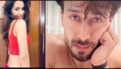 Internet On Fire: Disha Patani raises heat in red red bold outfit, ‘shirtless’ Tiger Shroff stares