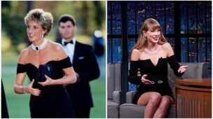 Princess Diana VS Taylor Swift In Unique Black Bodycon Look: Who Wore It Better?