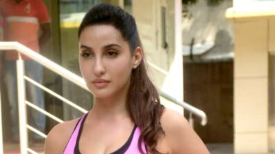 Nora Fatehi shows her strength by breaking slabs