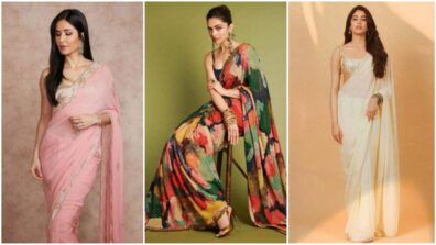 Janhvi Kapoor, Deepika Padukone To Kriti Sanon: These Actresses Proved To Us That Chiffon Sarees Are A Must-Haves For Everyone