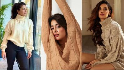 Janhvi Kapoor, Diana Penty and Priyanka Chopra are here to give sleepless nights in oversized brown knitwear, who’s your crush?