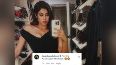 Janhvi Kapoor drops stunner mirror selfie moment, Deepika Padukone posts cheeky reply