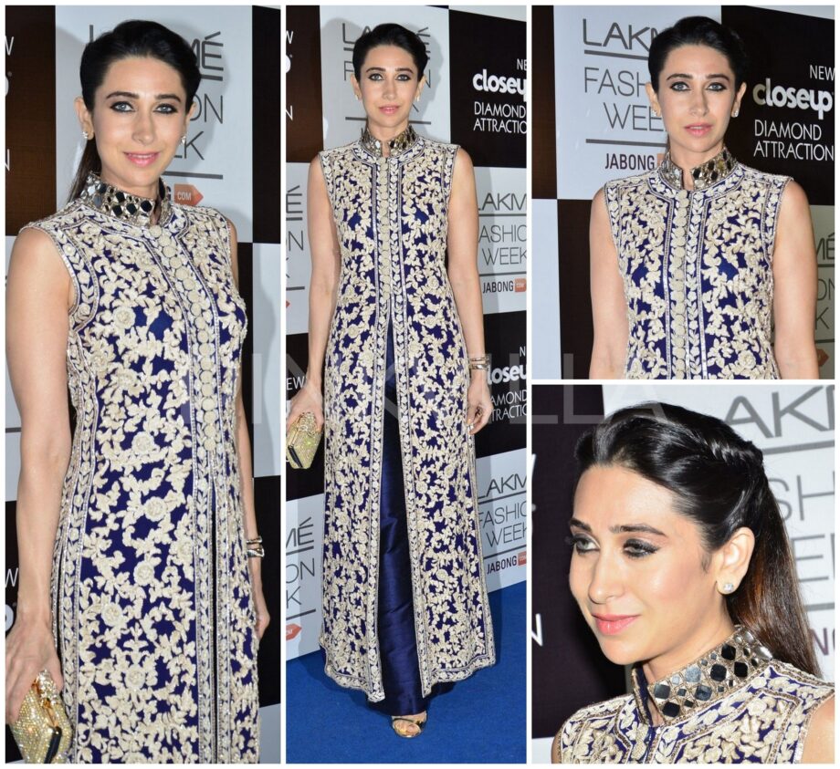 Janhvi Kapoor To Karisma Kapoor: Bollywood Celebs In Indigo Colour Outfits - 2