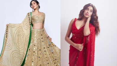 Janhvi Kapoor’s Shiny Outfits You Would Not Want To Miss For Coming Festive