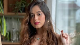 Jannat Zubair Looks Like A Badass In A White Tube Top And High Waisted Jeans With The Baguette Bag