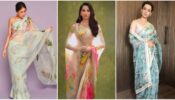 Kareena Kapoor, Nora Fatehi and Kangana Ranaut are glowing damsels in floral organza transparent sarees, take cues
