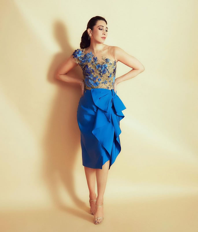 Karisma Kapoor’s This Blue Dress Looks Perfect For Your Cocktail Party; Yay Or Nay - 1