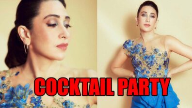 Karisma Kapoor’s This Blue Dress Looks Perfect For Your Cocktail Party; Yay Or Nay