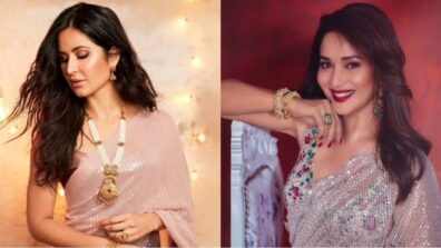 Katrina Kaif To Madhuri Dixit: 3 Times Bollywood Celebs Showed Us Ways To Shine Bright In Glittery Sarees