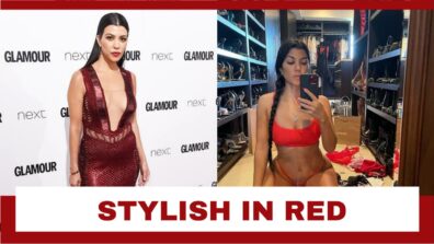 Kourtney Kardashian’s Sensational Looks In Red: See Pics