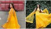 Krithi Shetty Looks Gorgeous In The Yellow Anarkali Dress, Check It Out