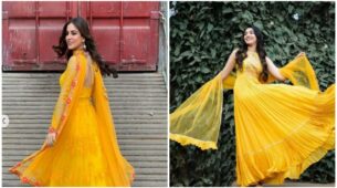 Krithi Shetty Looks Gorgeous In The Yellow Anarkali Dress, Check It Out