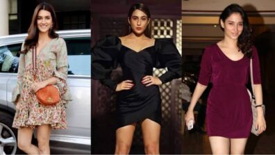 Kriti Sanon, Sara Ali Khan and Tamannaah Bhatia spice up oomph game in line midi dress, who’s your crush?