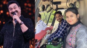 Kumar Sanu gives a spectacular surprise to Sa Re Ga Ma Pa’s contestant Sanjana and her husband 