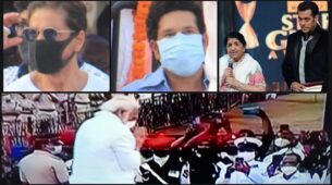 Lata Mangeshkar Last Rites: PM Narendra Modi, Shah Rukh Khan, Sachin Tendulkar and others arrive at Shivaji Park to pay tribute, Salman Khan mourns loss