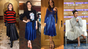Learn How To Effortlessly Style Pleated Skirts: From Karisma Kapoor To Priyanka Chopra