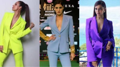 Malaika Arora, Nargis Fakhri and Deepika Padukone are ultimate ‘queens of sensuality’ in blazer without shirt style, see pics