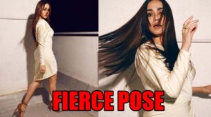 Marathi Actress Amruta Khanvilkar’s Fierce Pose In White Dress Will Make Your Jaws Drop, See Pics
