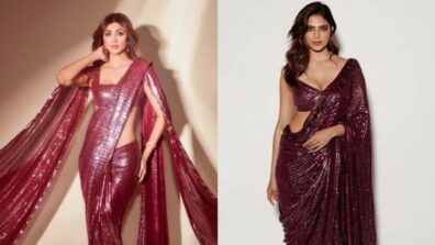 Who Slew Manish Malhotra’s Sequin Saree Better, Shilpa Shetty Or Malavika Mohanan?