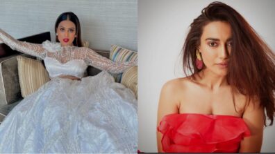 Mesmerizing Beauties: Nia Sharma and Surbhi Jyoti stab hearts in strapless transparent bodycon gowns, are you crushing?