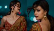 Miss India: Keerthy Suresh rocks stylish backless saree and deep-neck look, fans drool over her dark-shade lipstick