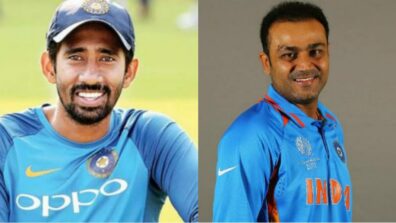 Naam Bol Daal…: Virender Sehwag has a special advice for Wriddhiman Saha, requests him to expose journalist’s name once again