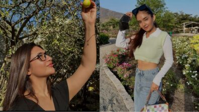 Nature Love: KKK 11 babes Divyanka Tripathi and Anushka Sen spend quality time in greenery, see pics