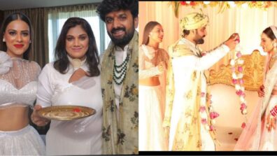 Nia Sharma slays ‘all-white’ look at brother’s big-fat Indian wedding, see photodump