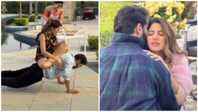 Nikki Tamboli gets emotional in love, receives romantic hug and forehead kiss from special person