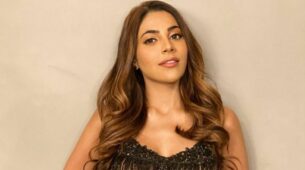 Nikki Tamboli Looking Gorgeous In A Backless Bodycon Sequin Plunge Neck Dress, See Photos